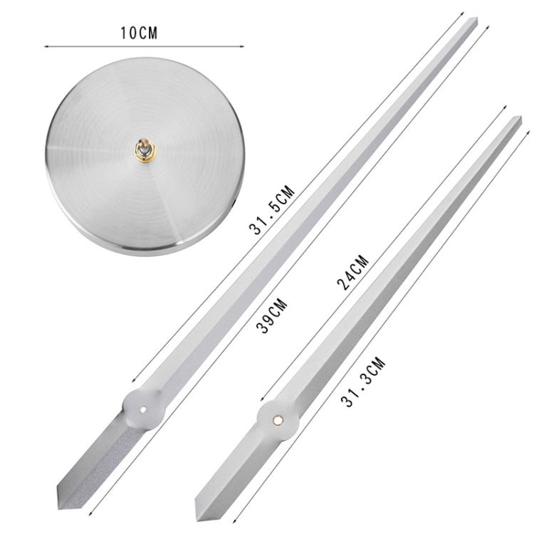 Creative DIY Stainless Steel Wall Clock Home Office Decoration (Silver) - Wall Clock by PMc TechLife | Online Shopping South Africa | PMc TechLife | Buy Now Pay Later Mobicred