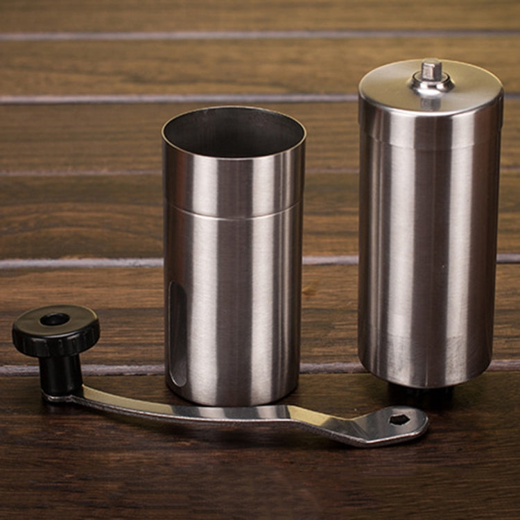 Portable Conical Burr Mill Manual Stainless Steel Hand Crank Coffee Bean Grinder, Capacity: 40g - Coffee Tools by PMC Jewellery | Online Shopping South Africa | PMC Jewellery | Buy Now Pay Later Mobicred