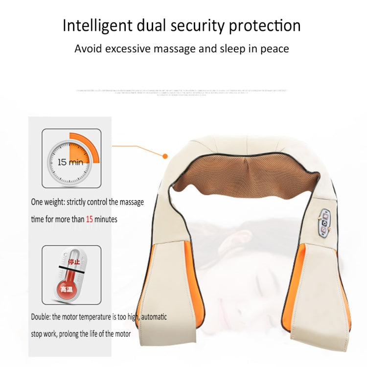 USB Charging Vibration Machine Neck Shawl Kneading Back Shoulder Vibration Massager - free shipping - PMC TechLife - Order now!