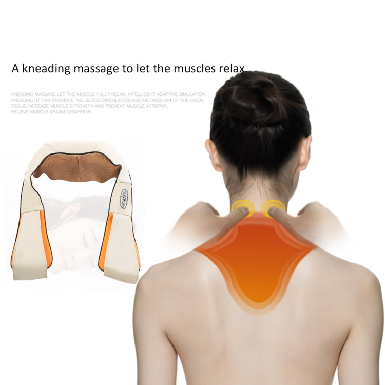 USB Charging Vibration Machine Neck Shawl Kneading Back Shoulder Vibration Massager - free shipping - PMC TechLife - Order now!