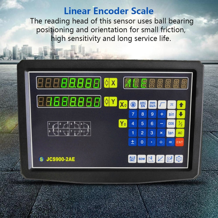 JCS900-2AE Two Axes Digital Readout Display Milling Lathe Machine, EU Plug - free shipping - PMC Jewellery - Order now!