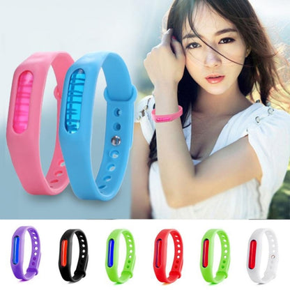 5 PCS Anti-mosquito Silicone Repellent Bracelet Buckle Wristband Bugs Away, Suitable for Children and Adults, Length:23cm, Random Color Delivery - Repellent Wristband by PMC Jewellery | Online Shopping South Africa | PMC Jewellery | Buy Now Pay Later Mobicred