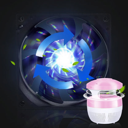 5W 6 LEDs No Radiation Mute Photocatalytic 7-blade Fan USB Mosquito Killer Lamp(Pink) - Repellents by PMC Jewellery | Online Shopping South Africa | PMC Jewellery | Buy Now Pay Later Mobicred