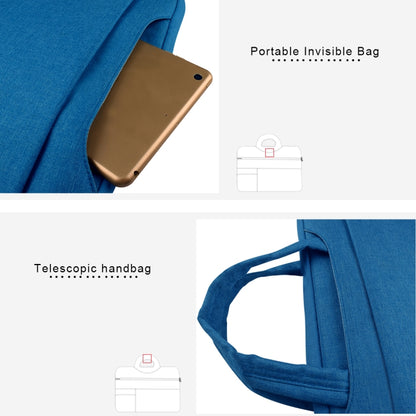 Universal Multiple Pockets Wearable Oxford Cloth Soft Portable Leisurely Handle Laptop Tablet Bag, For 13.3 inch and Below Macbook, Samsung, Lenovo, Sony, DELL Alienware, CHUWI, ASUS, HP (navy) - 13.3 inch by PMC Jewellery | Online Shopping South Africa | PMC Jewellery | Buy Now Pay Later Mobicred