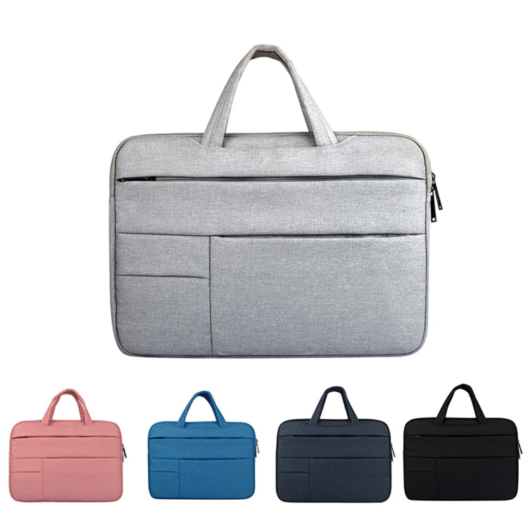 Universal Multiple Pockets Wearable Oxford Cloth Soft Portable Leisurely Handle Laptop Tablet Bag, For 13.3 inch and Below Macbook, Samsung, Lenovo, Sony, DELL Alienware, CHUWI, ASUS, HP (Grey) - 13.3 inch by PMC Jewellery | Online Shopping South Africa | PMC Jewellery | Buy Now Pay Later Mobicred