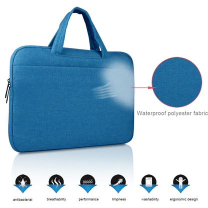 Universal Multiple Pockets Wearable Oxford Cloth Soft Portable Leisurely Handle Laptop Tablet Bag, For 15.6 inch and Below Macbook, Samsung, Lenovo, Sony, DELL Alienware, CHUWI, ASUS, HP (Grey) - 15.6 - 17 inch by PMC Jewellery | Online Shopping South Africa | PMC Jewellery | Buy Now Pay Later Mobicred