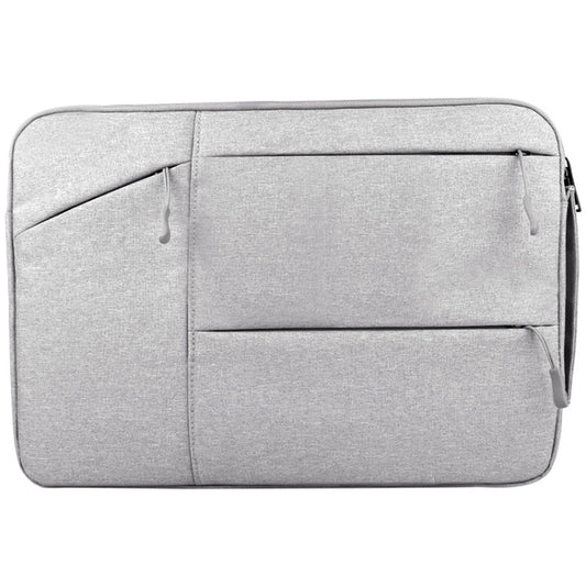 Universal Multiple Pockets Wearable Oxford Cloth Soft Portable Simple Business Laptop Tablet Bag, For 15.6 inch and Below Macbook, Samsung, Lenovo, Sony, DELL Alienware, CHUWI, ASUS, HP (Light Grey) - 15.6 - 17 inch by PMC Jewellery | Online Shopping South Africa | PMC Jewellery | Buy Now Pay Later Mobicred