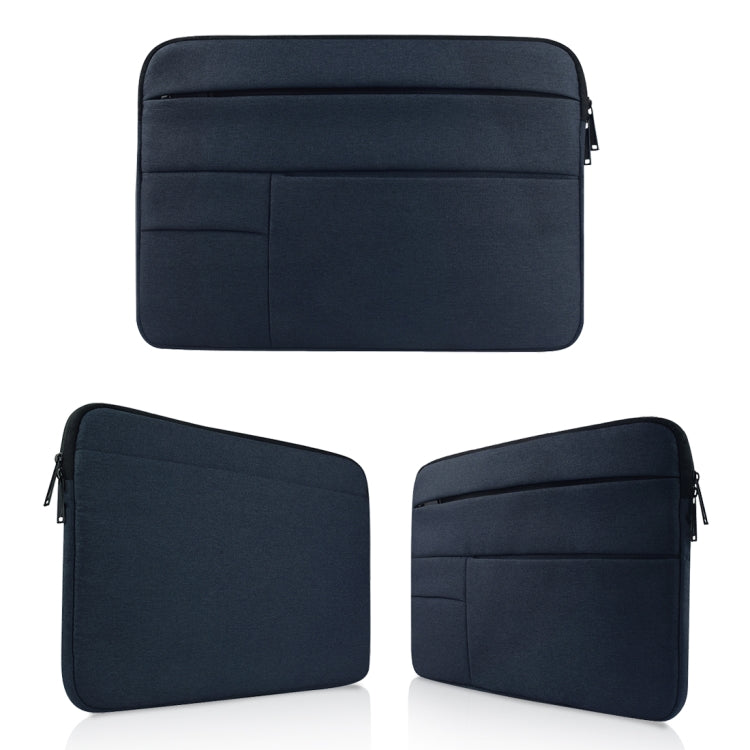 Universal Multiple Pockets Wearable Oxford Cloth Soft Portable Leisurely Laptop Tablet Bag, For 13.3 inch and Below Macbook, Samsung, Lenovo, Sony, DELL Alienware, CHUWI, ASUS, HP (navy) - 13.3 inch by PMC Jewellery | Online Shopping South Africa | PMC Jewellery | Buy Now Pay Later Mobicred