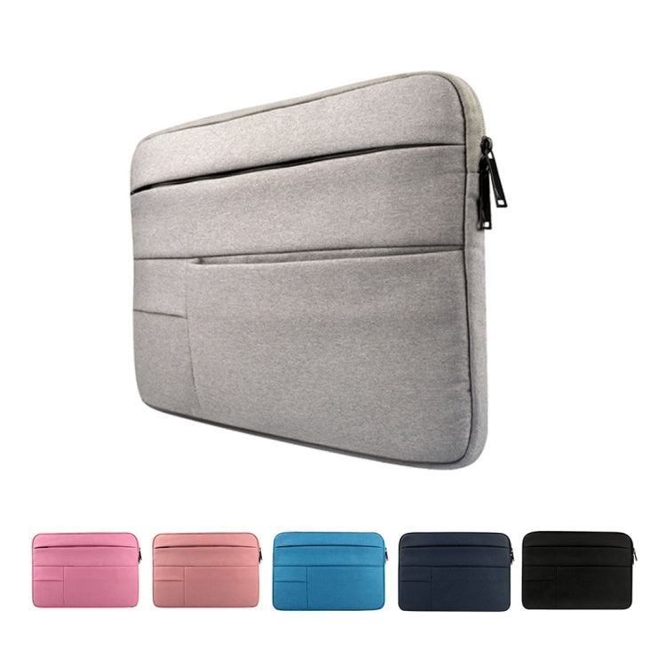 Universal Multiple Pockets Wearable Oxford Cloth Soft Portable Leisurely Laptop Tablet Bag, For 13.3 inch and Below Macbook, Samsung, Lenovo, Sony, DELL Alienware, CHUWI, ASUS, HP (Pink) - 13.3 inch by PMC Jewellery | Online Shopping South Africa | PMC Jewellery | Buy Now Pay Later Mobicred