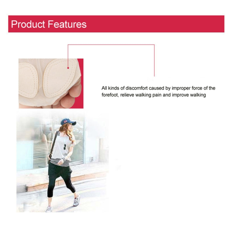 Professional Belly Ballet Dance Toe Pad Practice Shoes Forefoot Pads Socks Anti-slip Breathable Toe Socks Sleeve, Size: XL(41-42 Yards)(Flesh Color) - Sports Safety by PMC Jewellery | Online Shopping South Africa | PMC Jewellery