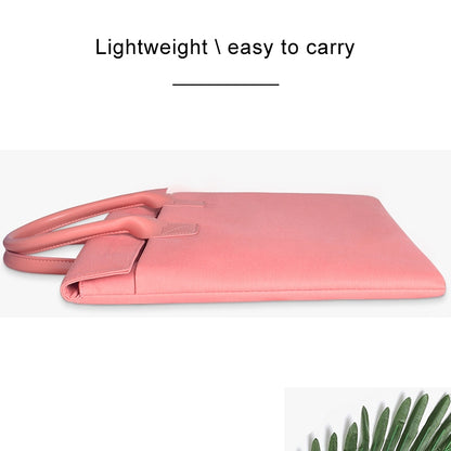 15.4 inch Universal Wearable Soft Handle Portable Laptop Tablet Bag, For Macbook, Samsung, Lenovo, Sony, DELL Alienware, CHUWI, ASUS, HP(Pink) - 15 inch by PMC Jewellery | Online Shopping South Africa | PMC Jewellery | Buy Now Pay Later Mobicred