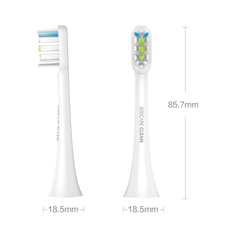 2 PCS Original Xiaomi Youpin General Cleaning Replacement Brush Heads for Xiaomi Soocare Sonic Electric Toothbrush (HC7711W)(Black) - Replacement Brush Heads by Xiaomi | Online Shopping South Africa | PMC Jewellery | Buy Now Pay Later Mobicred