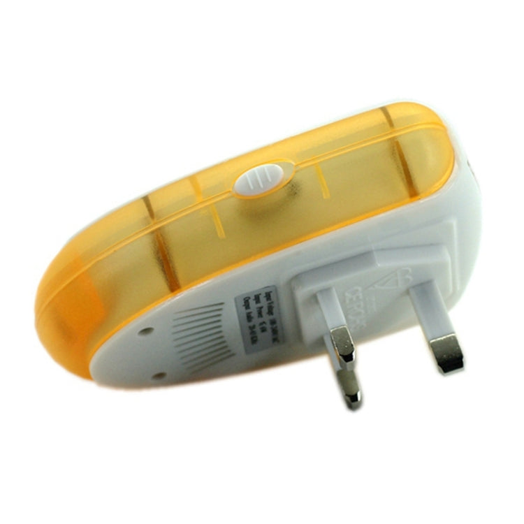 6W Electronic Ultrasonic Electromagnetic Wave Anti Mosquito Rat Insect Pest Repeller with Light, UK Plug, AC 90-240V, Random Color Delivery (Yellow) - Repellents by PMC Jewellery | Online Shopping South Africa | PMC Jewellery | Buy Now Pay Later Mobicred