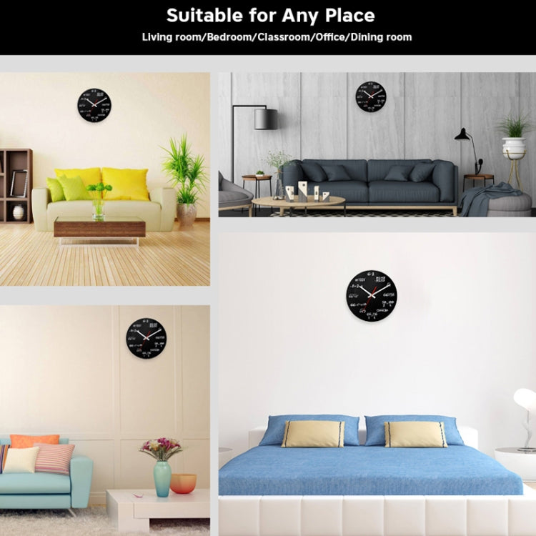 Creative Acrylic Living Room Decorative Mathematical Formula Wall Clock - Wall Clock by PMc TechLife | Online Shopping South Africa | PMc TechLife | Buy Now Pay Later Mobicred