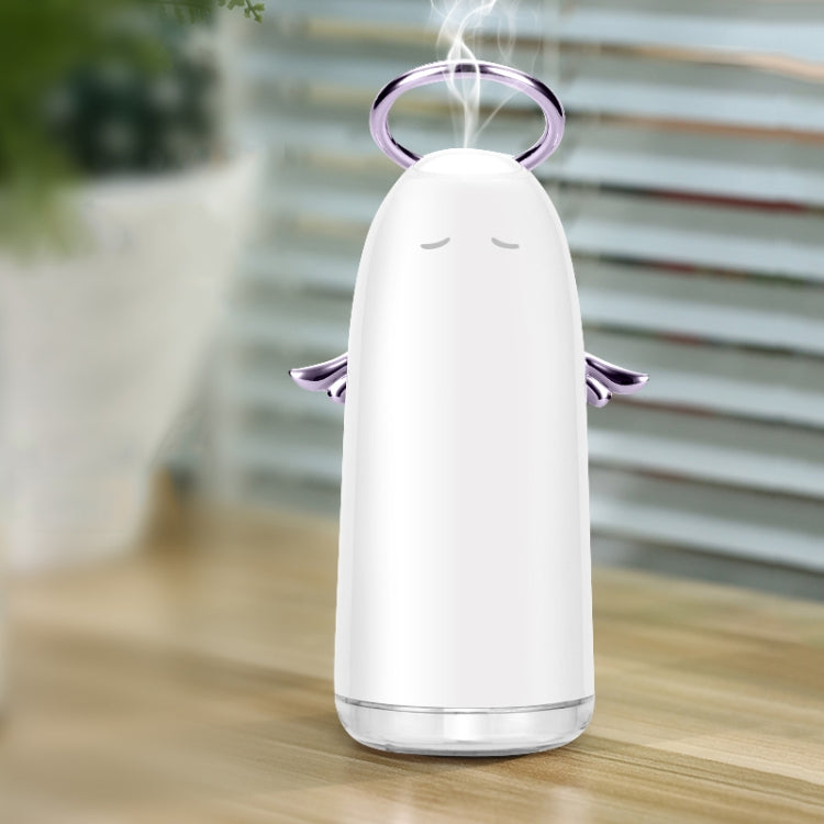 TSHM0 Mini Angel Atomizing Humidifier with Colorful Night Lights, Water Tank Capacity: 230mL(Pink) - free shipping - PMC TechLife - Order now!