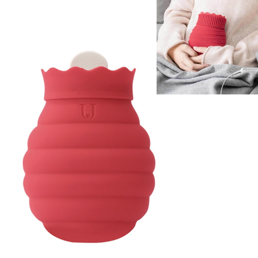 Original Xiaomi Youpin Jotun Judy Warm Water Bag  Silicone Hot Water Bag Small Size：15x10x5.8cm(Red) - Hot Water Bags by Xiaomi | Online Shopping South Africa | PMC Jewellery | Buy Now Pay Later Mobicred