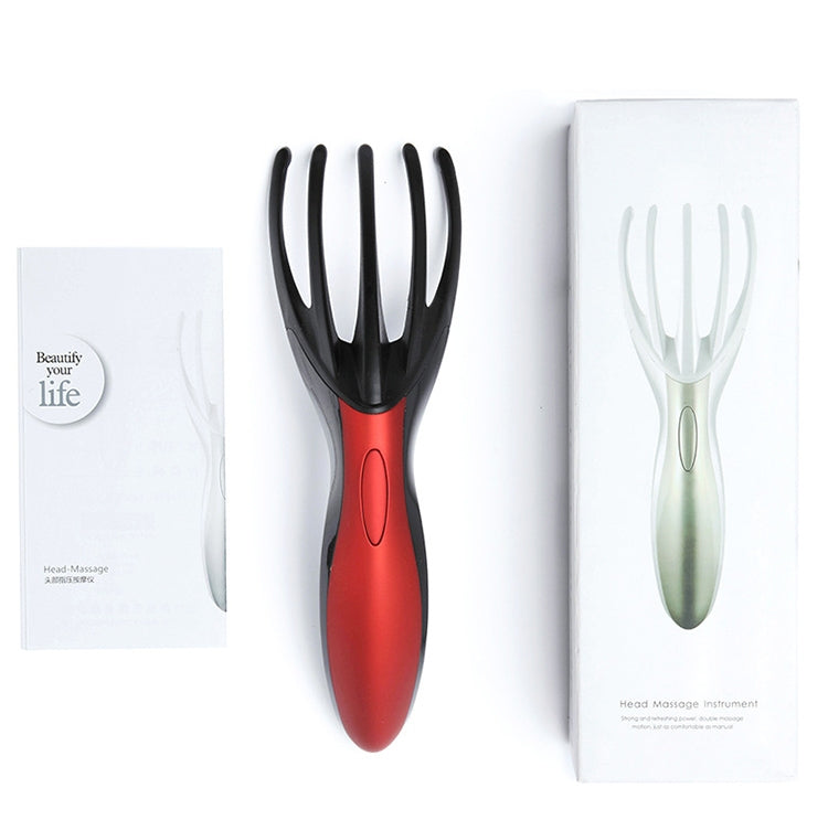 Mini Portable Multifunctional Head Massager Massage Comb, Battery Powered (Gold) - free shipping - PMC TechLife - Order now!