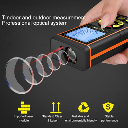 VCHON 100m Handheld Rechargeable Voice Laser Rangefinder High Precision Infrared Room Measuring Instrument Electronic Laser Ruler - Laser Rangefinder by PMC Jewellery | Online Shopping South Africa | PMC Jewellery | Buy Now Pay Later Mobicred