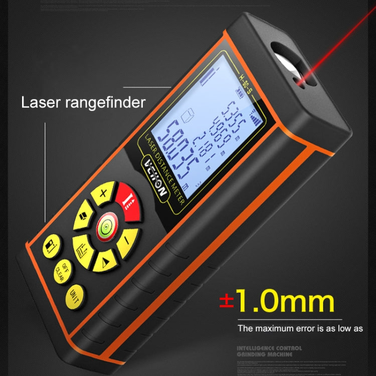 VCHON 120m Handheld Rechargeable Voice Laser Rangefinder High Precision Infrared Room Measuring Instrument Electronic Laser Ruler - Laser Rangefinder by PMC Jewellery | Online Shopping South Africa | PMC Jewellery | Buy Now Pay Later Mobicred