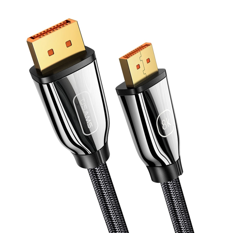 USAMS US-SJ532 U75 DP to DP 1.4 8K HD Audio Video Cable, Length: 2m - Cable by USAMS | Online Shopping South Africa | PMC Jewellery | Buy Now Pay Later Mobicred