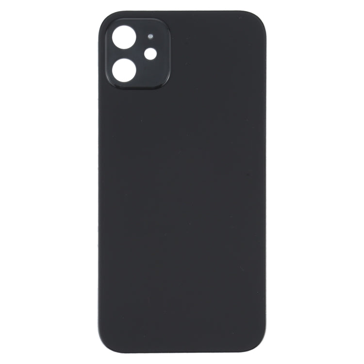 Glass Back Cover with Appearance Imitation of iP12 for iPhone XR(Black) - Back Cover by PMC Jewellery | Online Shopping South Africa | PMC Jewellery | Buy Now Pay Later Mobicred