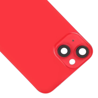 For iPhone 14 Glass Battery Back Cover with Flash Bracket + Wireless Charging Module(Red) - Back Cover by PMC Jewellery | Online Shopping South Africa | PMC Jewellery | Buy Now Pay Later Mobicred