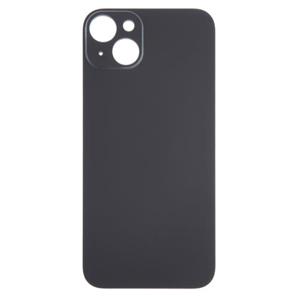 For iPhone 15 Plus Easy Replacement Big Camera Hole Glass Back Battery Cover(Black) - Back Cover by PMC Jewellery | Online Shopping South Africa | PMC Jewellery | Buy Now Pay Later Mobicred