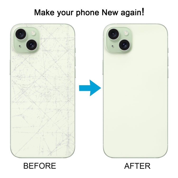 For iPhone 15 Battery Back Cover with Camera Lens Cover + MagSafe Magnet(Green) - Back Cover by PMC TechLife | Online Shopping South Africa | PMC TechLife | Buy Now Pay Later Mobicred