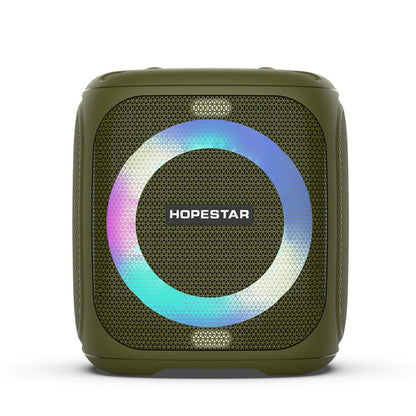 HOPESTAR Party100 Bluetooth 5.0 Portable Waterproof Wireless Bluetooth Speaker with Mobile Charging Function (Green) - Desktop Speaker by HOPESTAR | Online Shopping South Africa | PMC Jewellery | Buy Now Pay Later Mobicred