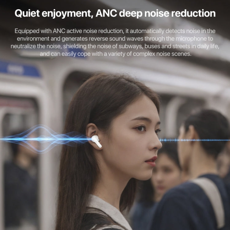 Yesido TWS28 ANC+ENC Dual Noise Reduction Smart TWS Wireless Bluetooth Earphone (White) - TWS Earphone by Yesido | Online Shopping South Africa | PMC Jewellery | Buy Now Pay Later Mobicred