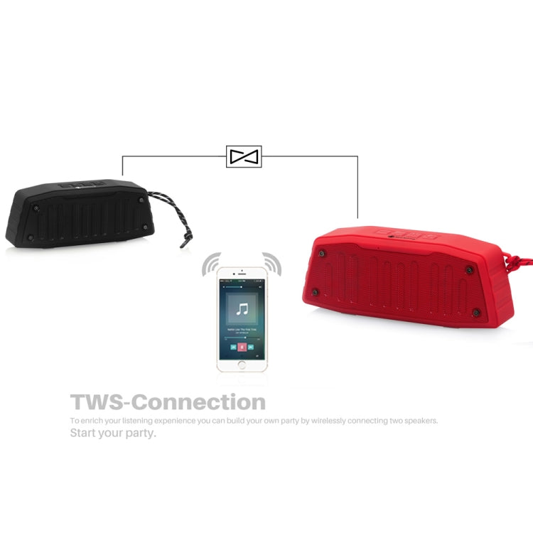 NewRixing NR-4019 Outdoor Portable Bluetooth Speaker with Hands-free Call Function, Support TF Card & USB & FM & AUX (Green) - Desktop Speaker by NewRixing | Online Shopping South Africa | PMC Jewellery | Buy Now Pay Later Mobicred