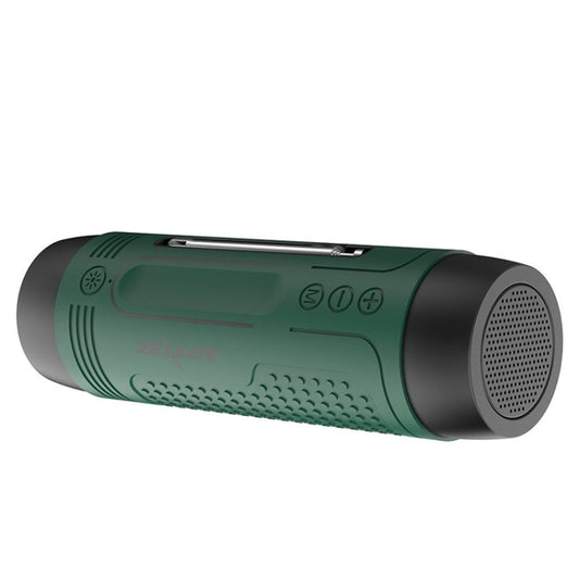 ZEALOT A2 Multifunctional Bass Wireless Bluetooth Speaker, Built-in Microphone, Support Bluetooth Call & AUX & TF Card & LED Lights (Dark Green) - Desktop Speaker by ZEALOT | Online Shopping South Africa | PMC Jewellery | Buy Now Pay Later Mobicred