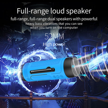 ZEALOT A2 Multifunctional Bass Wireless Bluetooth Speaker, Built-in Microphone, Support Bluetooth Call & AUX & TF Card & LED Lights (Grey) - Desktop Speaker by ZEALOT | Online Shopping South Africa | PMC Jewellery | Buy Now Pay Later Mobicred