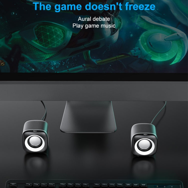 A1 USB Wire-controlled 9D Subwoofer Sound Mini Wired Speaker, Premium Version(Blue) -  by PMC TechLife | Online Shopping South Africa | PMC TechLife