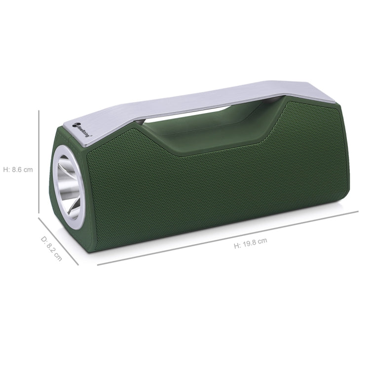 NewRixing NR-2028 Portable Lighting Wireless Bluetooth Stereo Speaker Support TWS Function Speaker (Blue) - free shipping - PMC Jewellery - Order now!