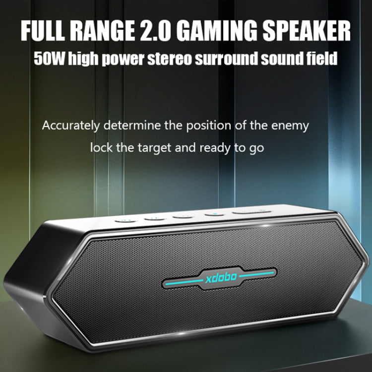 XDOBO Nirvana Gaming Portable Wireless Bluetooth Speaker Desktop Subwoofer (Black) - Desktop Speaker by XDOBO | Online Shopping South Africa | PMC Jewellery | Buy Now Pay Later Mobicred