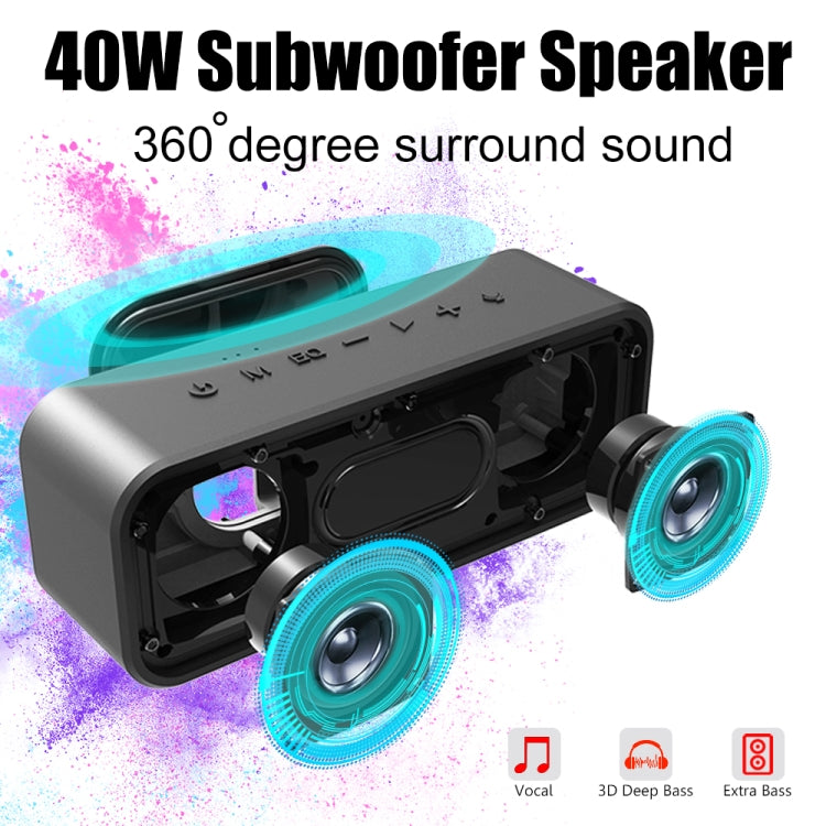 XDOBO Wake 1983 IPX7 Waterproof Portable Outdoor Wireless Bluetooth Speaker (Black) - free shipping - PMC Jewellery - Order now!