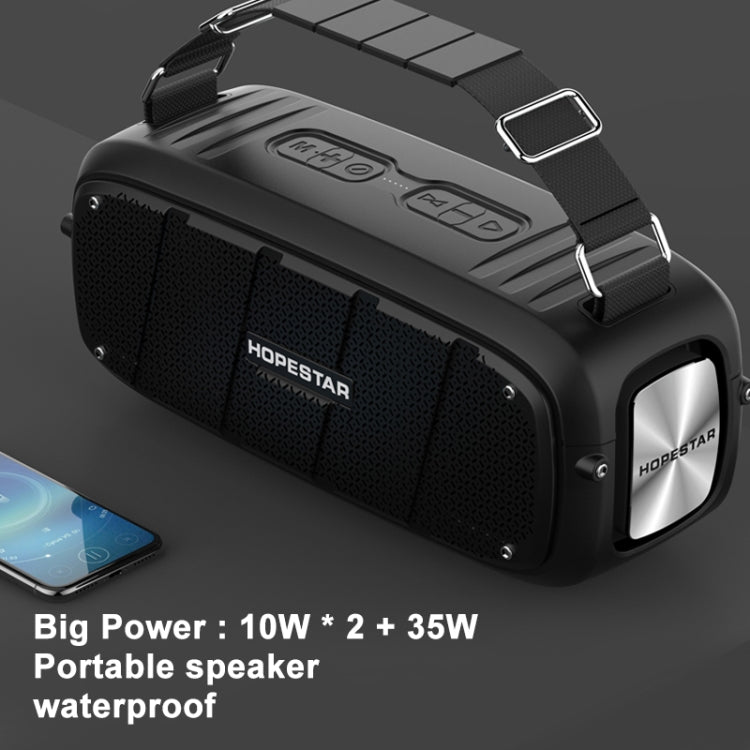 HOPESTAR A20 Pro TWS Portable Outdoor Waterproof Subwoofer Bluetooth Speaker with Microphone, Support Power Bank & Hands-free Call & U Disk & TF Card & 3.5mm AUX (Green) - Desktop Speaker by HOPESTAR | Online Shopping South Africa | PMC Jewellery | Buy Now Pay Later Mobicred