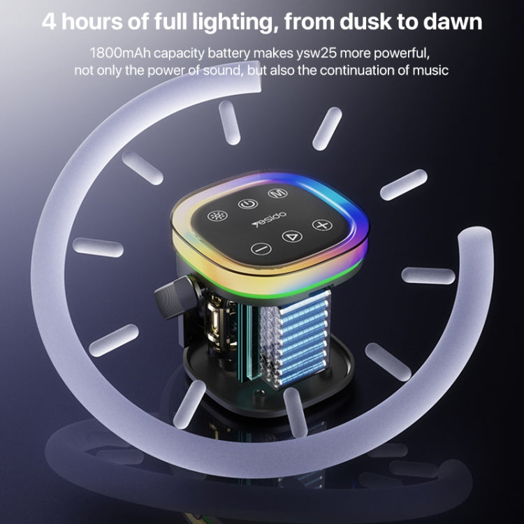 Yesido YSW25 8W RGB mini Portable Outdoor Bluetooth Speaker - Desktop Speaker by Yesido | Online Shopping South Africa | PMC TechLife | Buy Now Pay Later Mobicred
