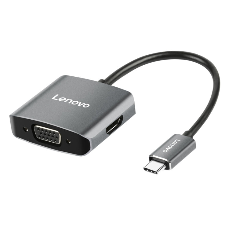 Original Lenovo C02 USB-C / Type-C to HDMI + VGA Converter - free shipping - PMC TechLife - Order now!