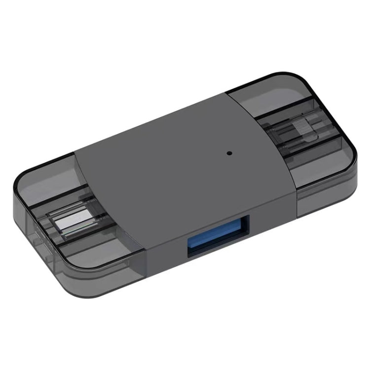 2 in 1 USB 2.0 + USB 3.0 Female to 8 Pin + USB-C / Type-C Male OTG Adapter - Converter & Adapter by PMC Jewellery | Online Shopping South Africa | PMC Jewellery | Buy Now Pay Later Mobicred