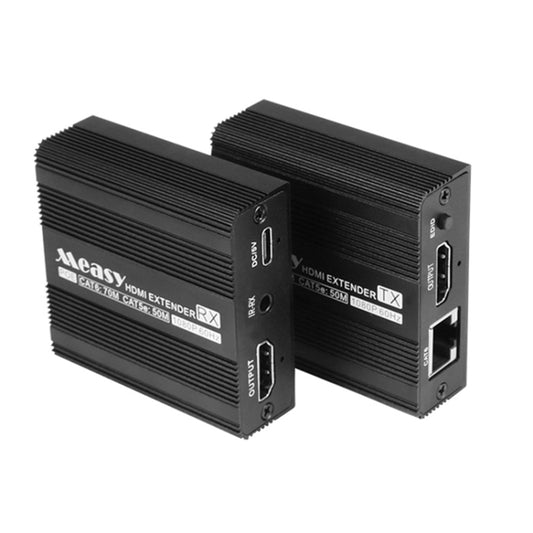 Measy ET100 HDMI Extender Transmitter + Receiver Converter Ethernet Cable, Transmission Distance: 70m - VGA Extender by Measy | Online Shopping South Africa | PMC Jewellery | Buy Now Pay Later Mobicred