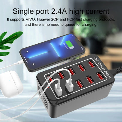 YFY-A91 40W 10 USB Ports Smart Charging Station - Multifunction Charger by PMC Jewellery | Online Shopping South Africa | PMC Jewellery | Buy Now Pay Later Mobicred