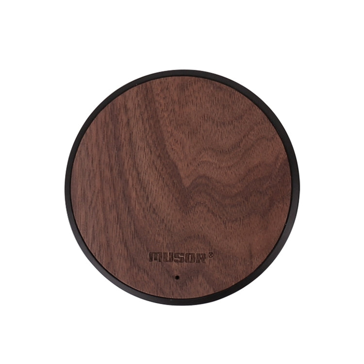 Musor 2 PCS 10W Phone Fast Charging Walnut Wireless Charger - Wireless Charger by PMC Jewellery | Online Shopping South Africa | PMC Jewellery | Buy Now Pay Later Mobicred