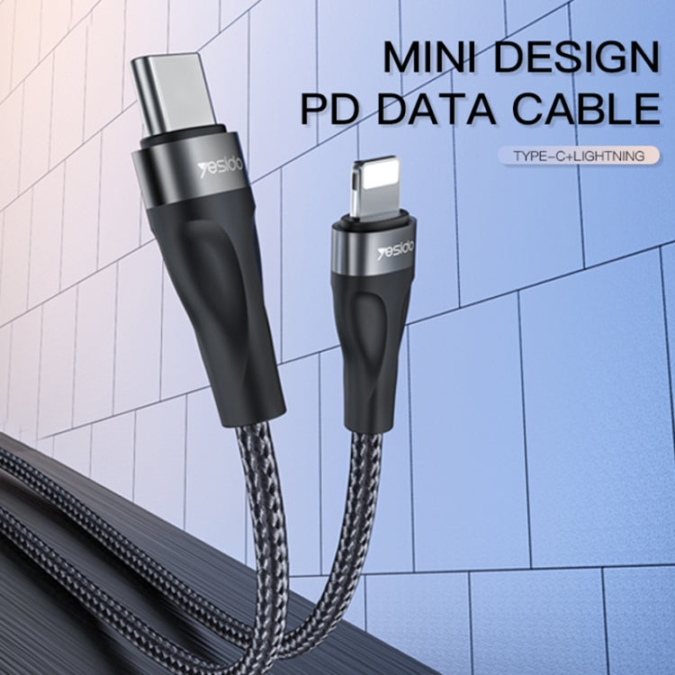 Yesido CA82 2.4A USB-C / Type-C to 8 Pin Charging Cable, Length: 30cm - 2 in 1 Cable by Yesido | Online Shopping South Africa | PMC Jewellery | Buy Now Pay Later Mobicred