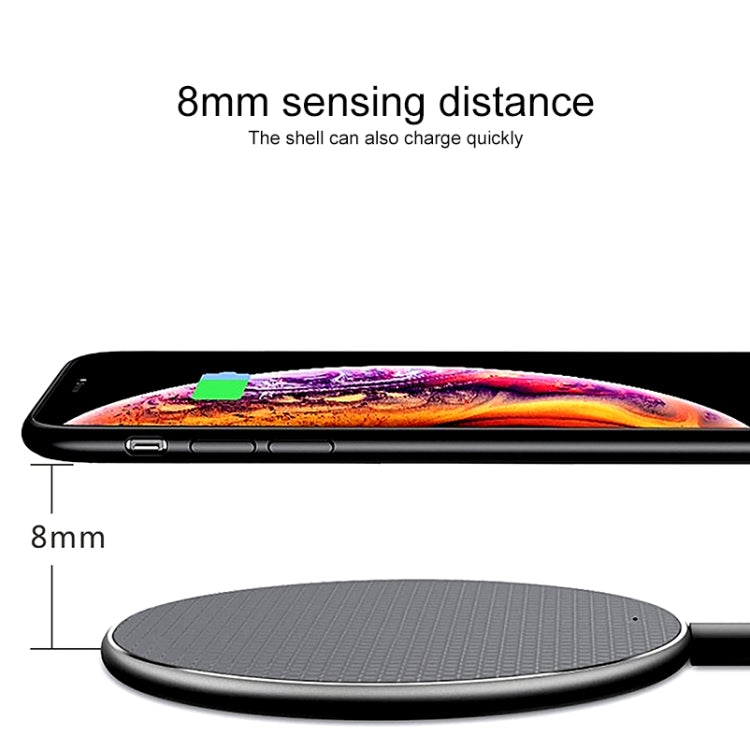 ZEQI W11 10W Smart Cooling Non-slip Aluminum Alloy Wireless Charger - Wireless Charger by ZEQI | Online Shopping South Africa | PMC Jewellery | Buy Now Pay Later Mobicred