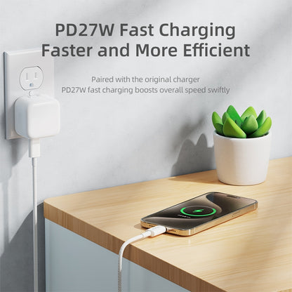 ROCK Z20 1m PD27W USB-C / Type-C to 8 Pin Fast Charging Data Cable - 2 in 1 Cable by ROCK | Online Shopping South Africa | PMC Jewellery | Buy Now Pay Later Mobicred