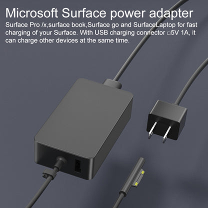 SC202 15V 2.58A 69W AC Power Charger Adapter for Microsoft Surface Pro 6/Pro 5/Pro 4 (EU Plug) - For Microsoft by PMC Jewellery | Online Shopping South Africa | PMC Jewellery | Buy Now Pay Later Mobicred