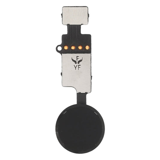 Home Button (3rd ) with Flex Cable (Not Supporting Fingerprint Identification) for iPhone 8 Plus / 7 Plus / 8 / 7(Black) - Button & Card Slots by PMC Jewellery | Online Shopping South Africa | PMC Jewellery | Buy Now Pay Later Mobicred