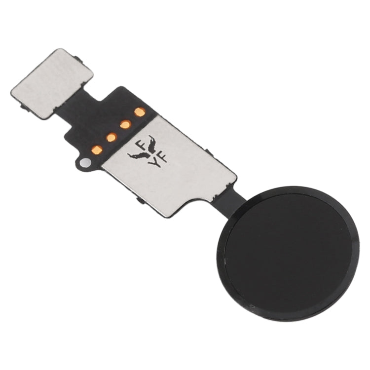 Home Button (3rd ) with Flex Cable (Not Supporting Fingerprint Identification) for iPhone 8 Plus / 7 Plus / 8 / 7(Black) - Button & Card Slots by PMC Jewellery | Online Shopping South Africa | PMC Jewellery | Buy Now Pay Later Mobicred